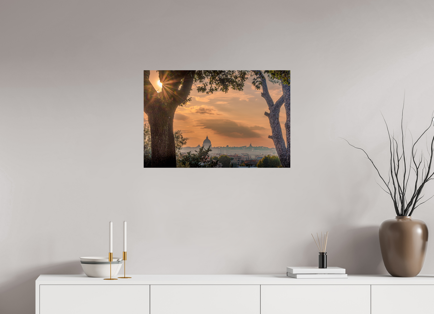 Viewing a city from a city