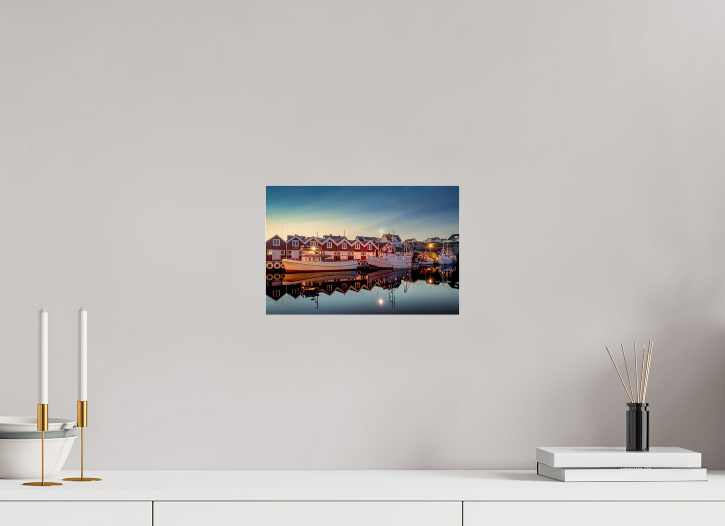 Boats on mirror