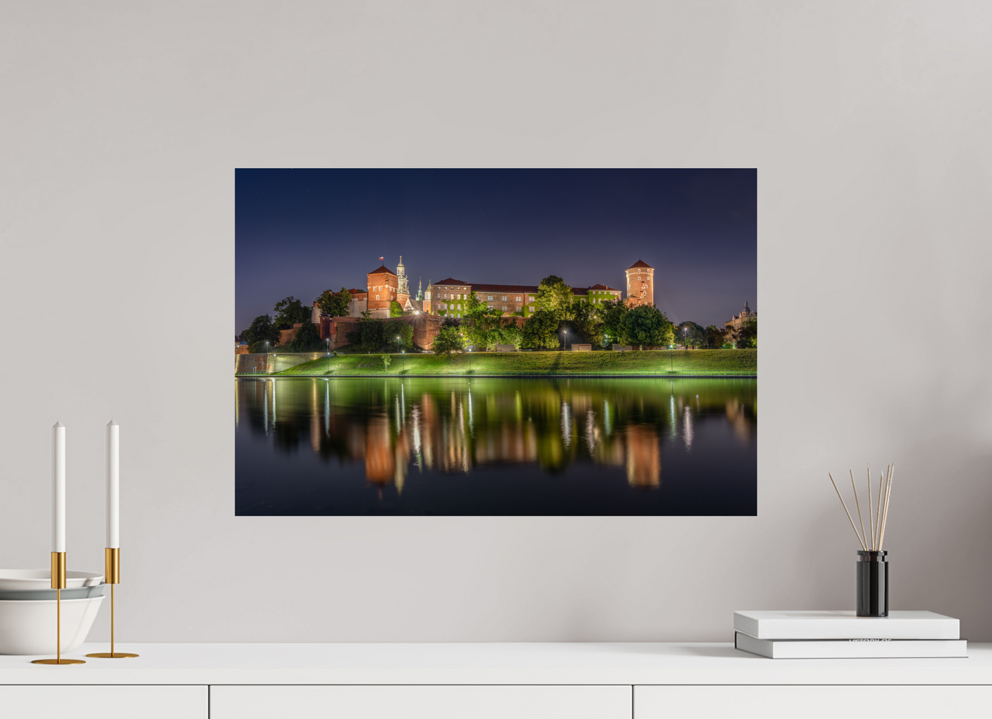 Castle at night