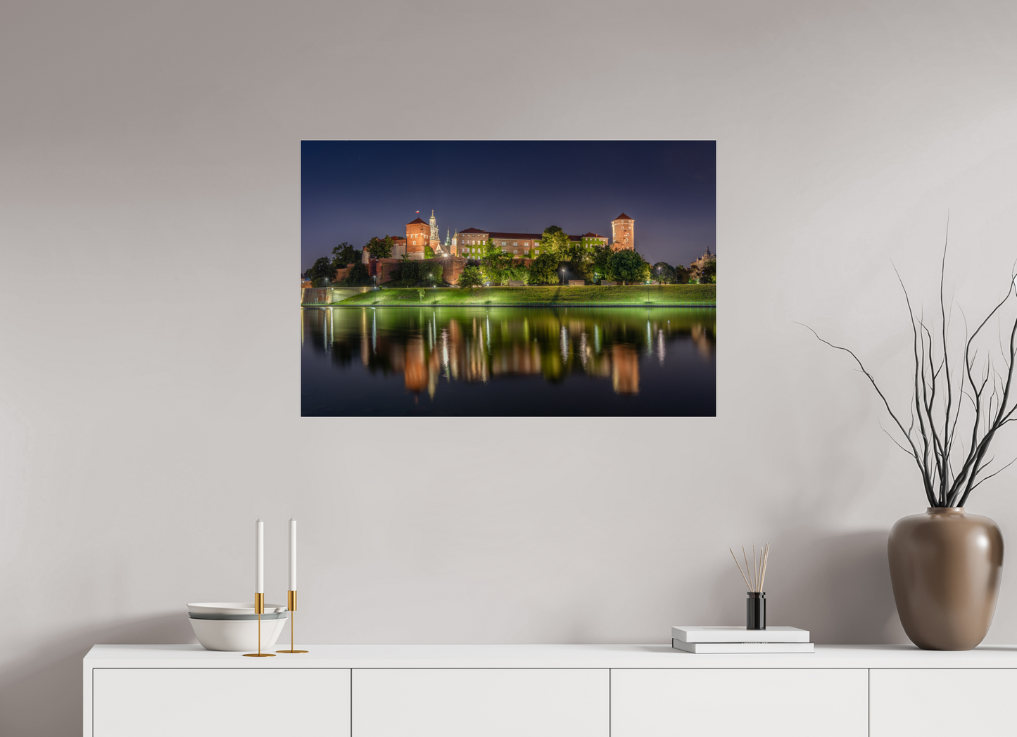 Castle at night