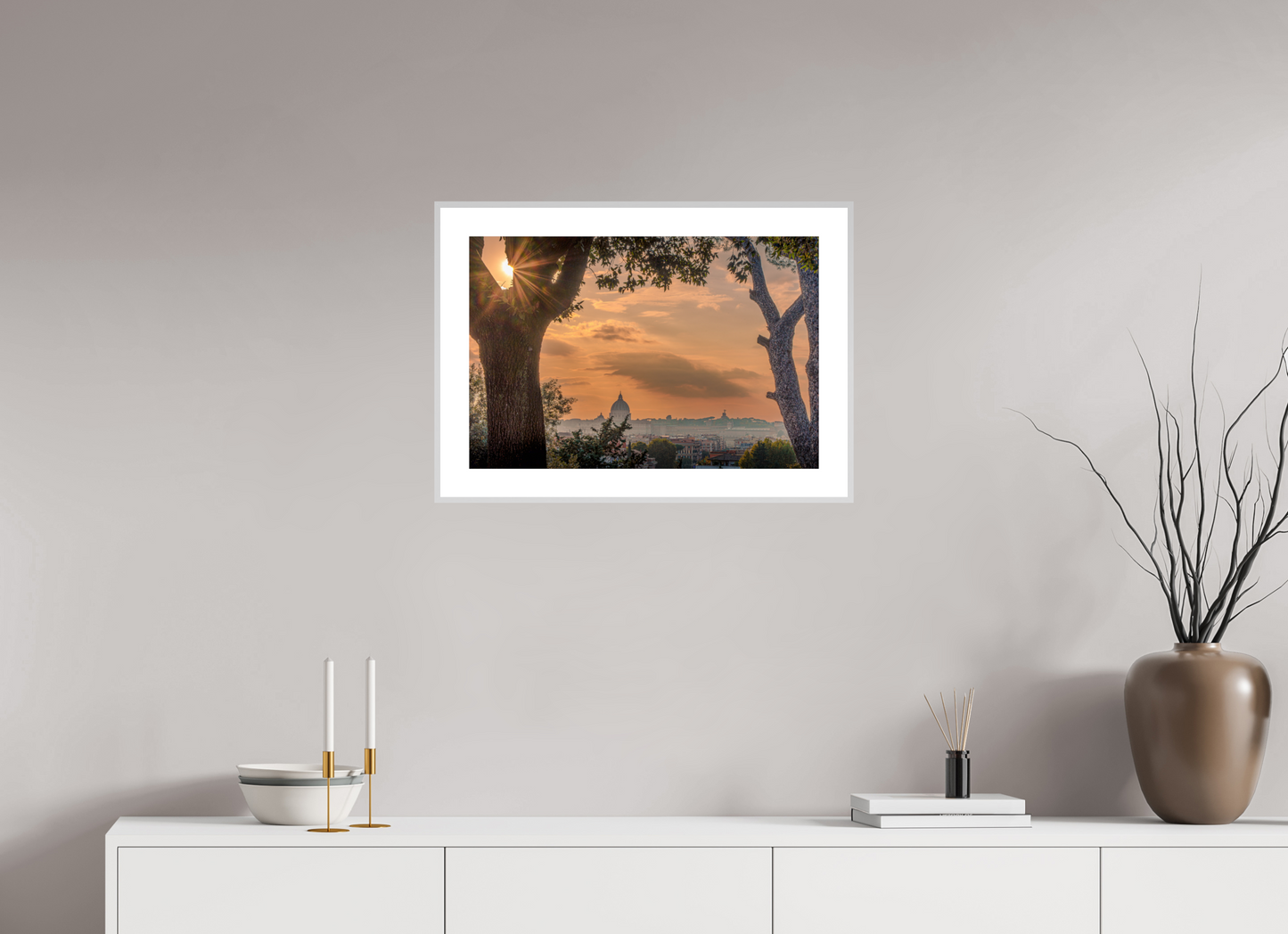 Viewing a city from a city