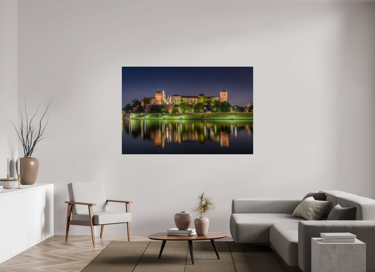 Castle at night