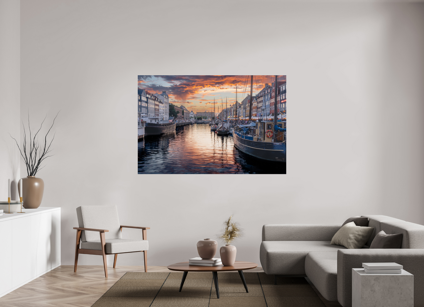 Sunset in Nyhavn