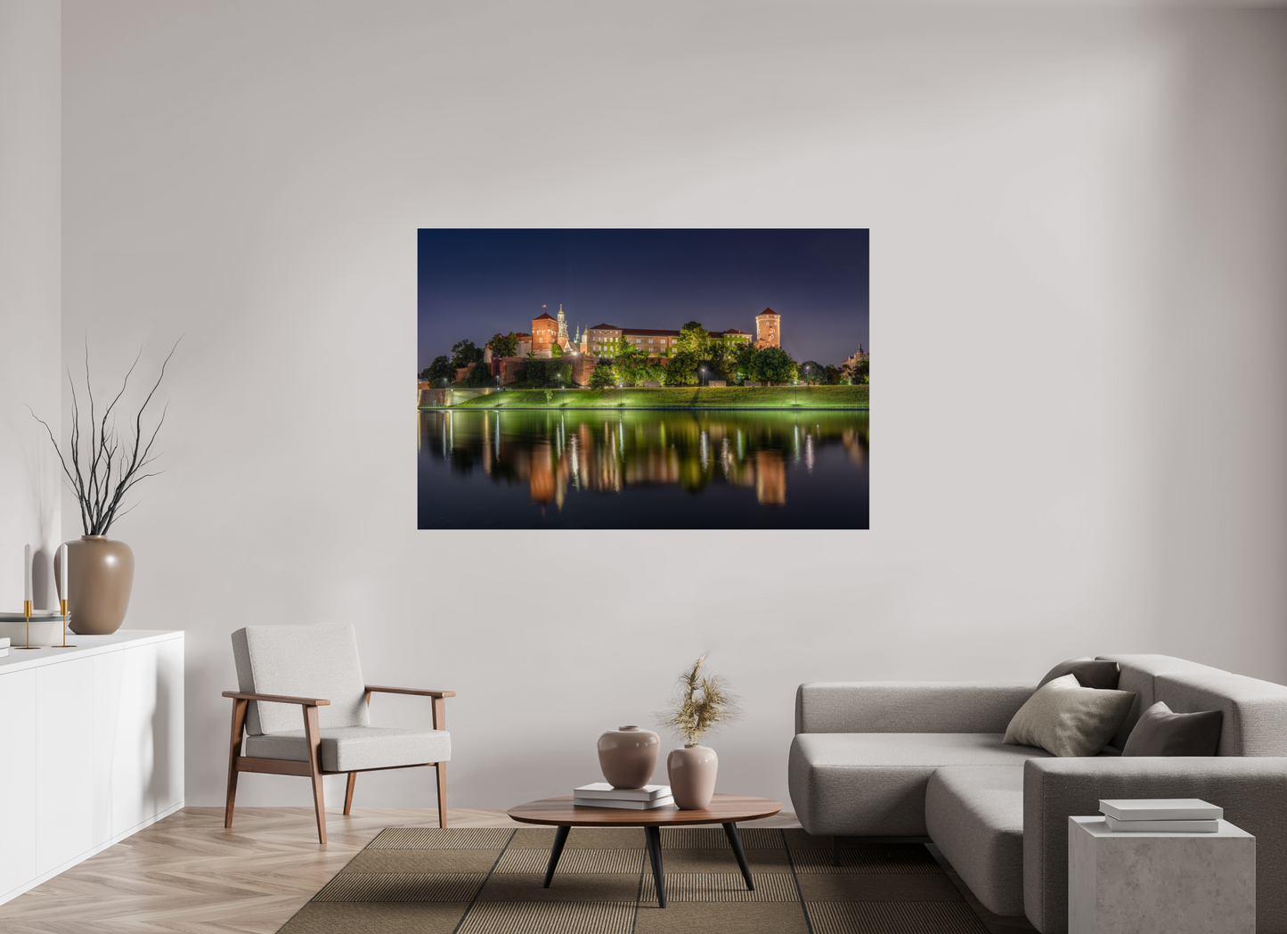 Castle at night