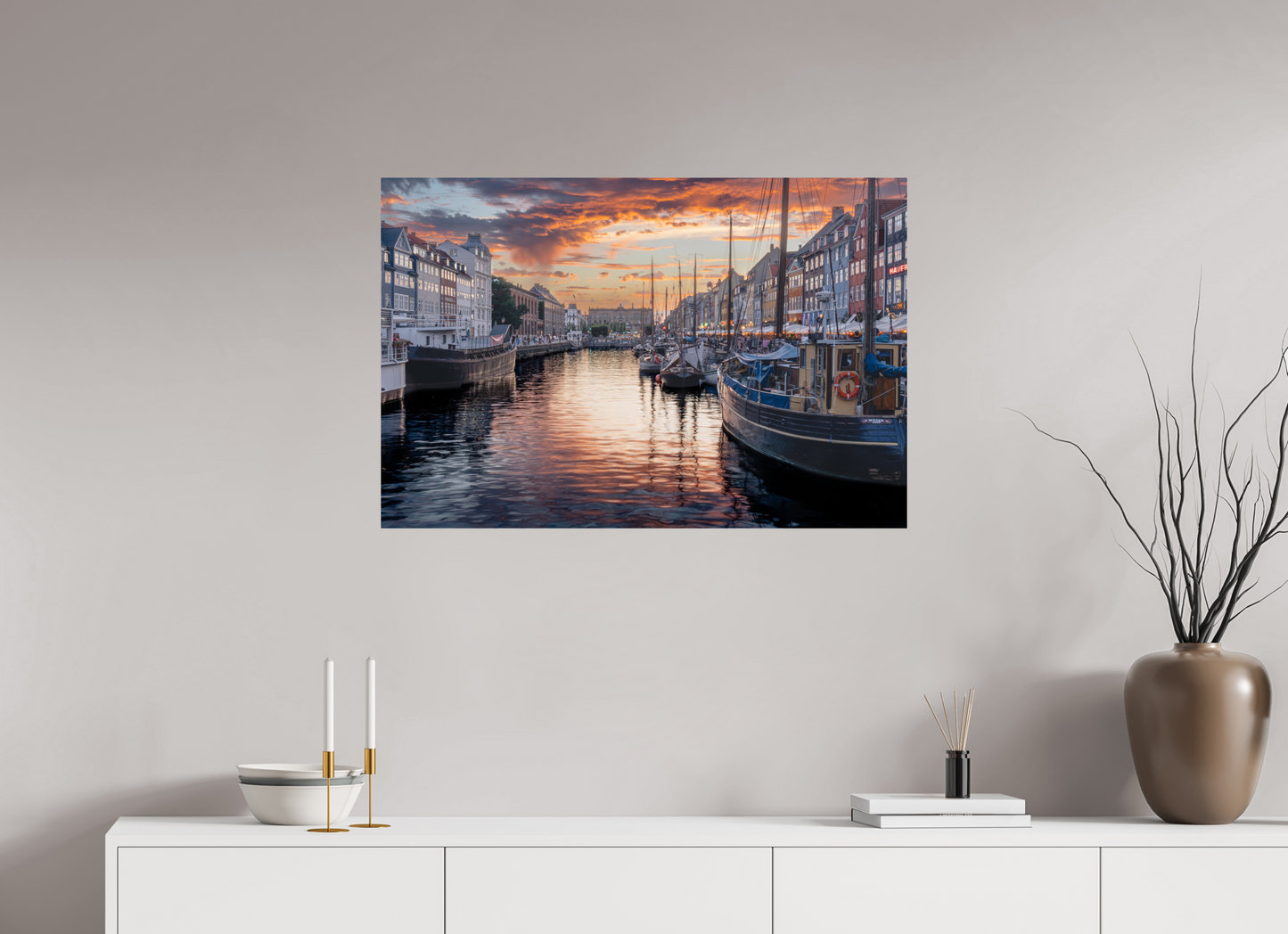 Sunset in Nyhavn