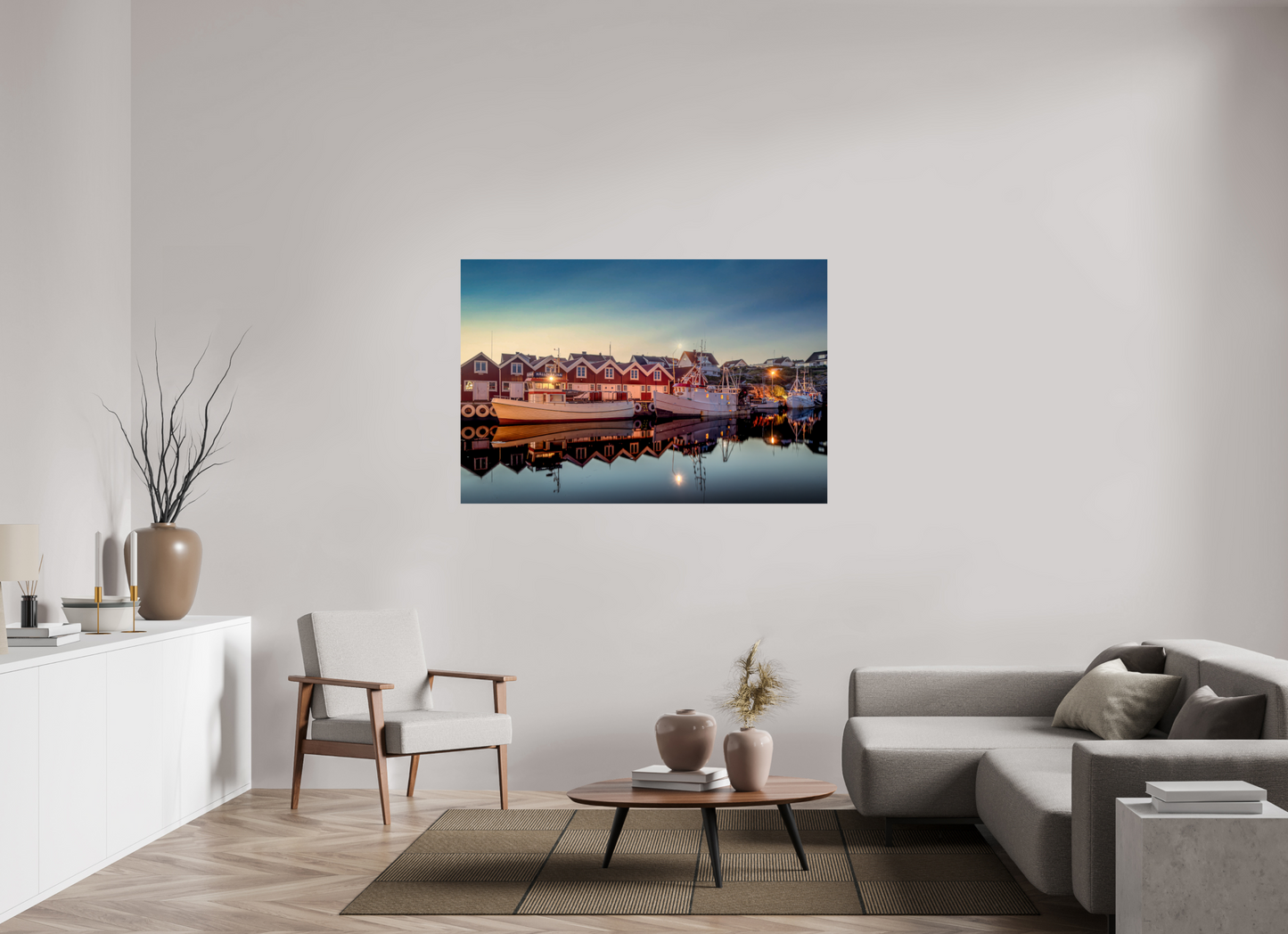 Boats on mirror