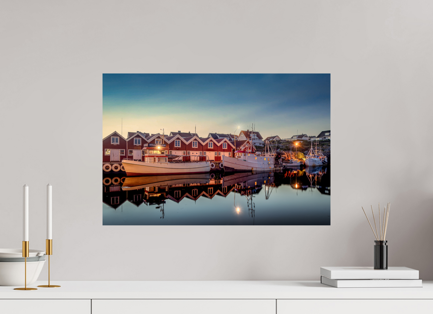 Boats on mirror