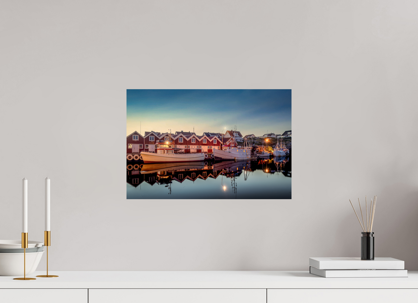 Boats on mirror