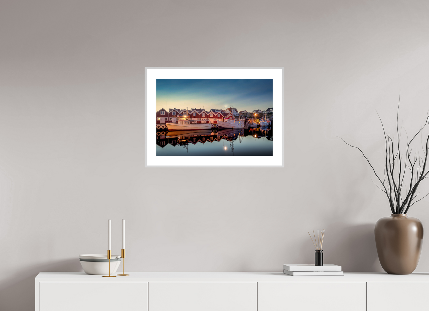 Boats on mirror