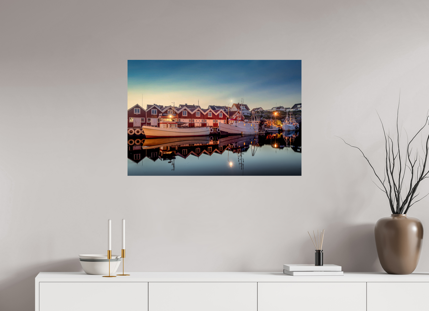 Boats on mirror