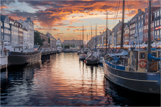 Sunset in Nyhavn