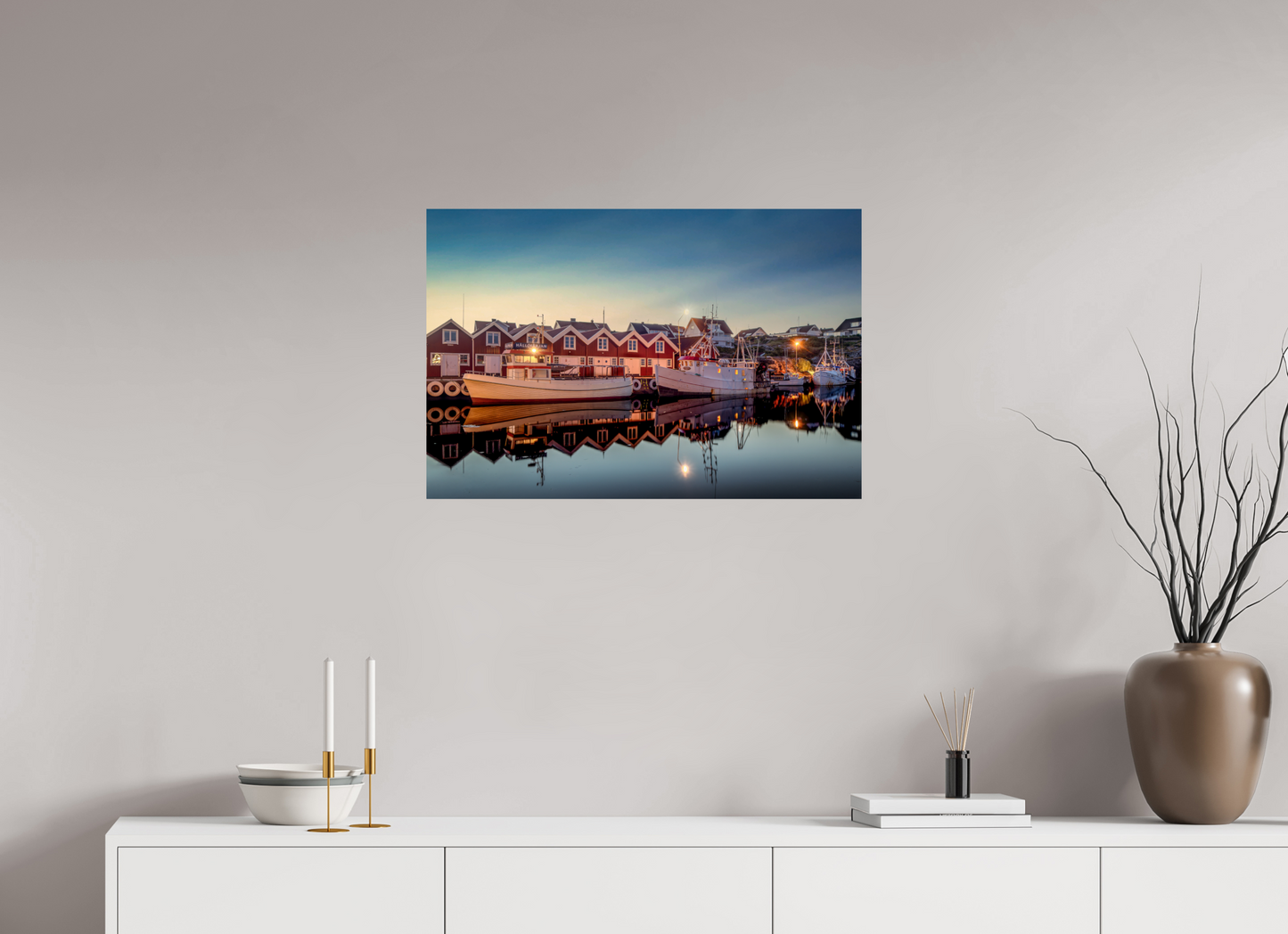 Boats on mirror