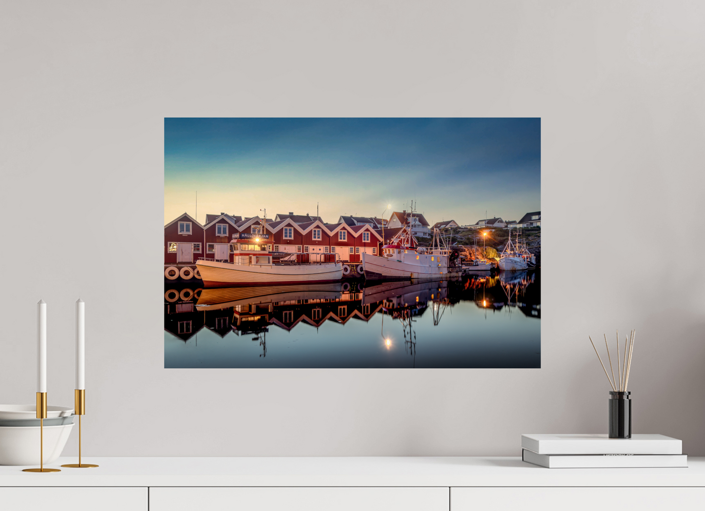 Boats on mirror
