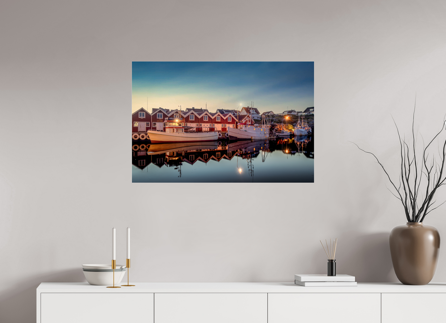 Boats on mirror